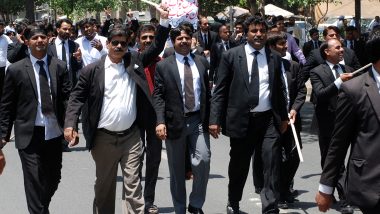 पाकिस्तान में वकीलों ने की देशव्यापी हड़ताल