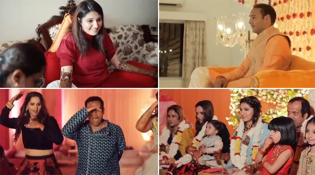 सानिया मिर्जा की बहन अनम मिर्जा मोहम्मद अजहरुद्दीन की बनीं बहु, देखें Wedding Video सानिया मिर्जा की बहन अनम मिर्जा मोहम्मद अजहरुद्दीन की बनीं बहु, देखें Wedding Video