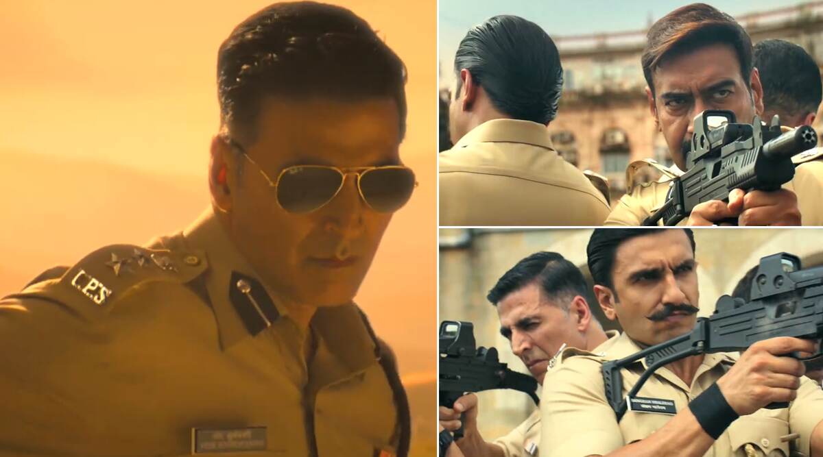 Sooryavanshi Teaser: अक्षय कुमार, रणवीर सिंह और अजय देवगन का पुलिसिया अंदाज कर देगा रोंगटे खड़े, देखें Video Sooryavanshi Teaser: अक्षय कुमार, रणवीर सिंह और अजय देवगन का पुलिसिया अंदाज कर देगा रोंगटे खड़े, देखें Video