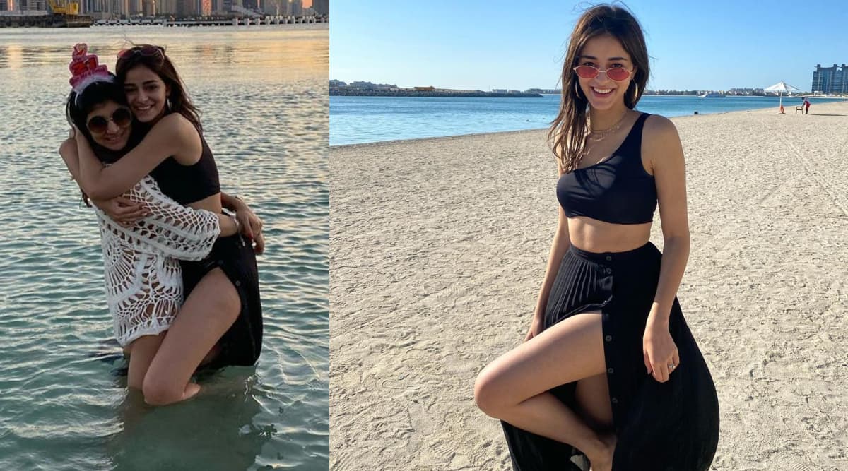 अनन्या पांडे ने दुबई में समुंद्र के किनारे दिखाया अपना Hot अंदाज, ब्लैक ड्रेस में लगी बेहद कातिलाना अनन्या पांडे ने दुबई में समुंद्र के किनारे दिखाया अपना Hot अंदाज, ब्लैक ड्रेस में लगी बेहद कातिलाना