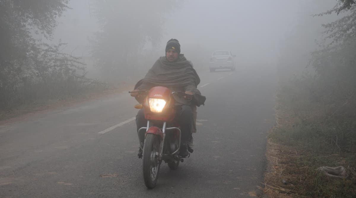 उत्तर भारत में कड़ाके की ठंड, कोहरे के आगोश में कई शहर