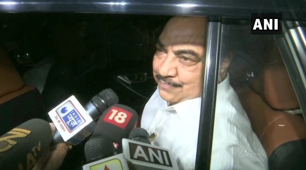 राकांपा नेता एकनाथ खडसे से ईडी ने छह घंटे पूछताछ की 