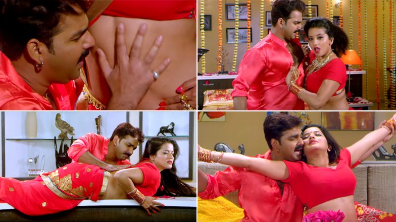 सुहागरात पर बिंदास दुल्हन बन मोनालिसा ने पवन सिंह के साथ किया ऐसा Hot डांस, गाने को देख छूट रहे हैं लोगों के पसीने