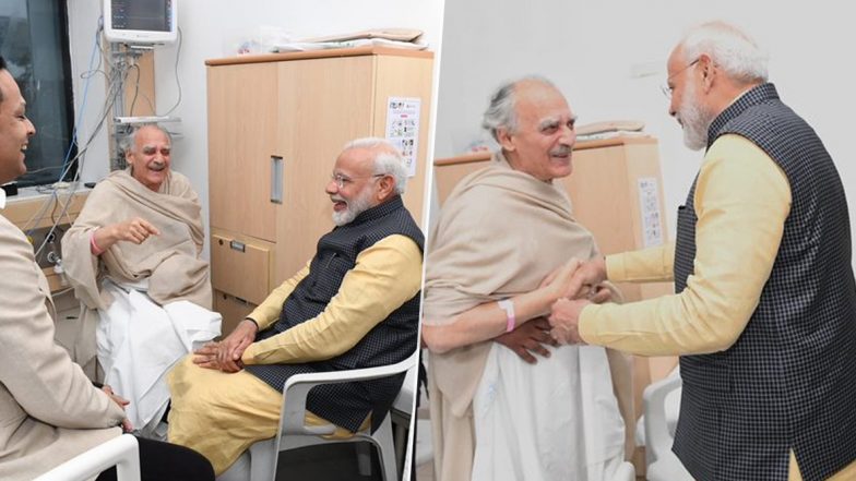 पीएम मोदी ने पुणे के अस्पताल में अरुण शौरी से मुलाकात की, देखें वीडियो