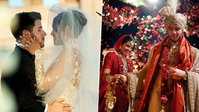 प्रियंका चोपड़ा और निक जोनस ने शादी की पहली सालगिरह पर अनदेखी तस्वीरें शेयर कर दी बधाई
