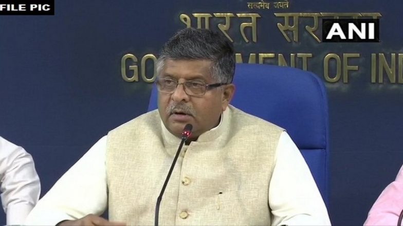 कानून मंत्री रविशंकर प्रसाद ने कहा- राष्ट्रीय सुरक्षा से खिलवाड़ करने वालों को बख्शेंगे नहीं