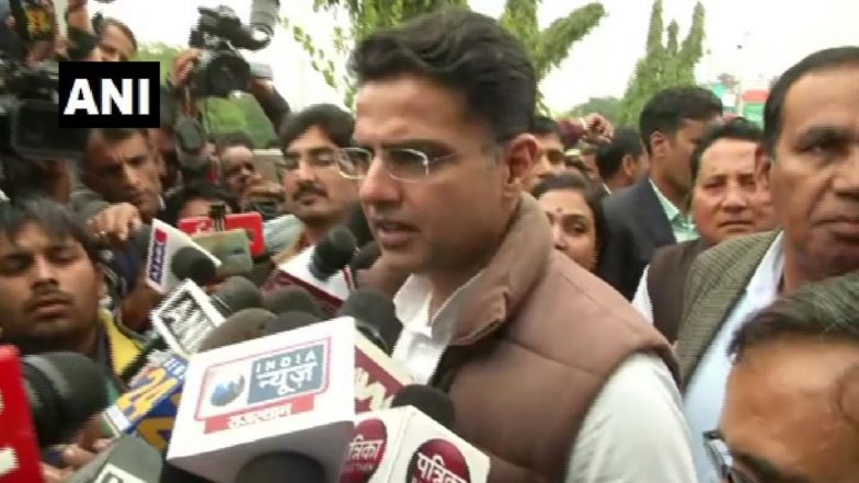 मध्यप्रदेश में जारी सियासी संकट के बीच सचिन पायलट का बड़ा बयान