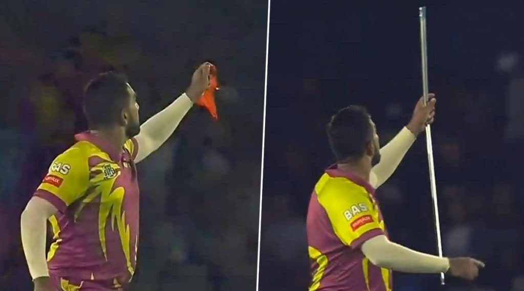 Mzansi Super League 2019: बीच मैदान में दक्षिण अफ्रीकी स्पिनर तबरेज शम्सी ने रुमाल को बनाई तलवार, देखें वीडियो Mzansi Super League 2019: बीच मैदान में दक्षिण अफ्रीकी स्पिनर तबरेज शम्सी ने रुमाल को बनाई तलवार, देखें वीडियो