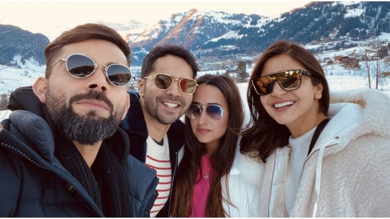 स्विट्जरलैंड की हसीन वादियों में विराट-अनुष्का संग वरुण और नताशा, खूबसूरत तस्वीर आई सामने