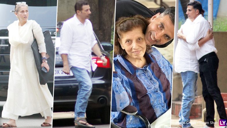 डिंपल कपाड़िया की मां Betty Kapadia के अंतिम संस्कार में पहुंचे सनी देओल-अक्षय कुमार, देखें Photos
