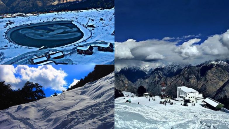 उत्तराखंड के औली में बर्फबारी का नजारा होता है जन्नत जैसा, यहां बनाएं अपने विंटर वेकेशन को यादगार