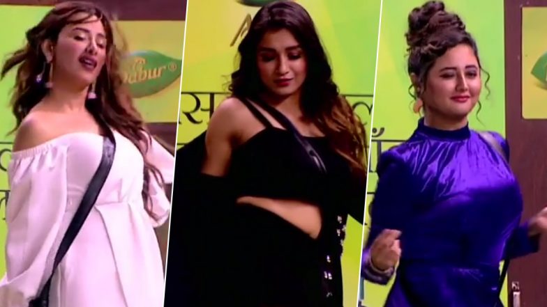 Video: 'बिग बॉस 13' के घर में फैशन शो, माहिरा शर्मा, रश्मि देसाई का हॉट अंदाज देखकर कायल हुए लोग