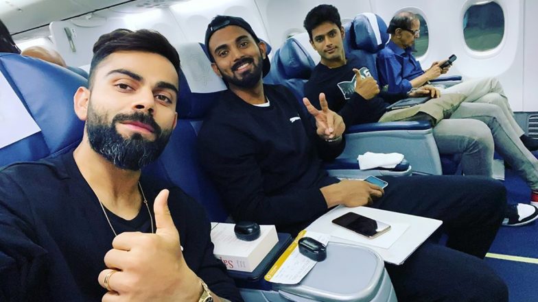 IND vs WI 2019: केएल राहुल के साथ हैदराबाद रवाना हुए विराट कोहली, देखें लेटेस्ट Photos