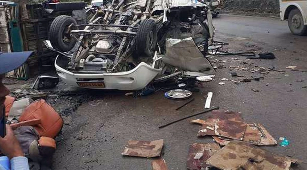 सड़क दुर्घटना में तमिलनाडु के 8 तीर्थयात्रियों की मौत