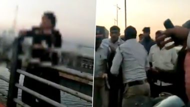 मुंबई: वाशी ब्रिज से कूदने वाली थी महिला, मुस्तैद पुलिसकर्मी ने ऐसे बचाया, देखें वीडियो