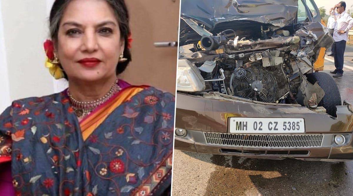 बॉलीवुड एक्ट्रेस शबाना आजमी की कार ट्रक से भिड़ी, हुई गंभीर रूप से घायल- अस्पताल में भर्ती बॉलीवुड एक्ट्रेस शबाना आजमी की कार ट्रक से भिड़ी, हुई गंभीर रूप से घायल- अस्पताल में भर्ती