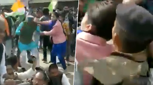 मध्यप्रदेश  में CAA समर्थन में  बीजेपी का प्रदर्शन, डिप्टी कलेक्टर प्रिया वर्मा के थप्पड़ मारने पर लोगों ने खींचे बाल