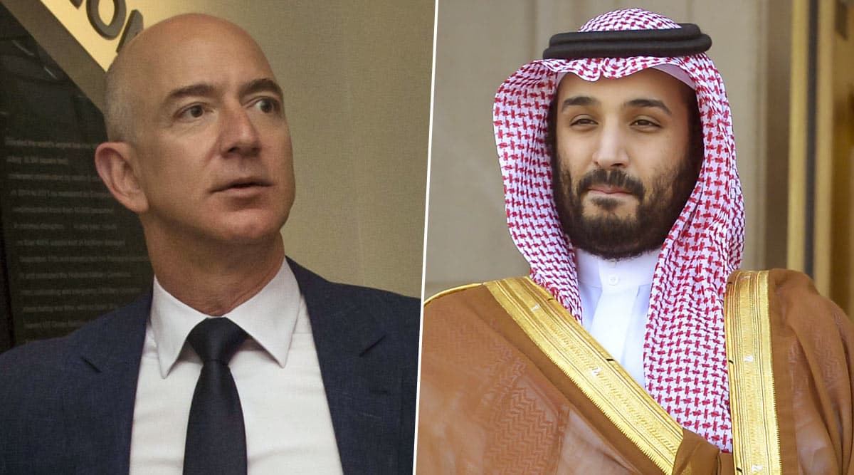 सऊदी प्रिंस मोहम्मद बिन सलमान पर लगा Amazon के सीईओ जेफ बेजोस के फोन को हैक करने का आरोप, रियाद ने दी ये प्रतिकिया सऊदी प्रिंस मोहम्मद बिन सलमान पर लगा Amazon के सीईओ जेफ बेजोस के फोन को हैक करने का आरोप, रियाद ने दी ये प्रतिकिया