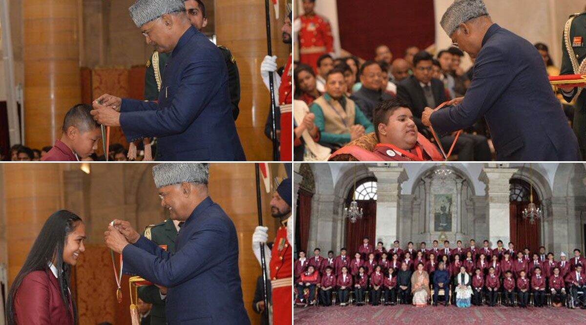 Pradhan Mantri Rashtriya Bal Puraskar 2020: राष्ट्रपति रामनाथ कोविंद ने 49 बच्चों को 'प्रधानमंत्री राष्ट्रीय बाल पुरस्कार' प्रदान किया Pradhan Mantri Rashtriya Bal Puraskar 2020: राष्ट्रपति रामनाथ कोविंद ने 49 बच्चों को 'प्रधानमंत्री राष्ट्रीय बाल पुरस्कार' प्रदान किया