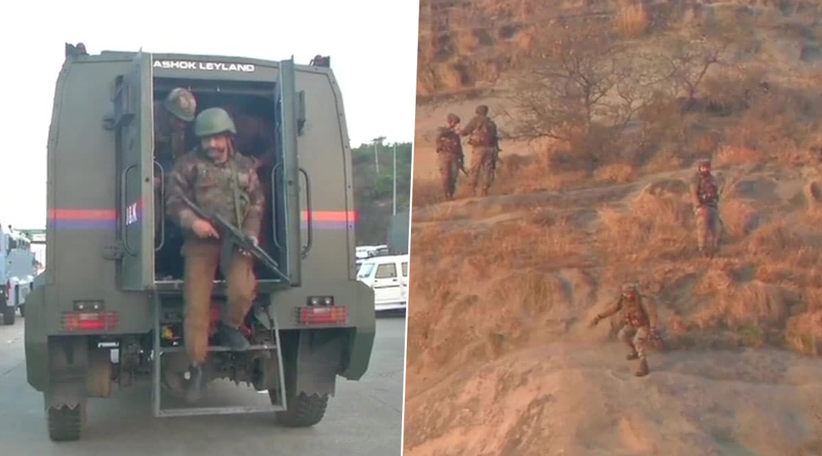 जम्मू-कश्मीर: ट्रक में सवार होकर श्रीनगर जा रहे आतंकियों ने किया पुलिस पर हमला, मुठभेड़ में तीन आतंकी ढेर- सेना का ऑपरेशन जारी जम्मू-कश्मीर: ट्रक में सवार होकर श्रीनगर जा रहे आतंकियों ने किया पुलिस पर हमला, मुठभेड़ में तीन आतंकी ढेर- सेना का ऑपरेशन जारी