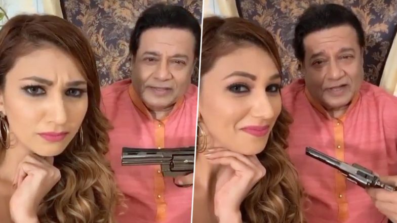 अनूप जलोटा ने जसलीन मथारू पर तानी बंदूक, लेटेस्ट TikTok Video इंटरनेट हुआ Viral