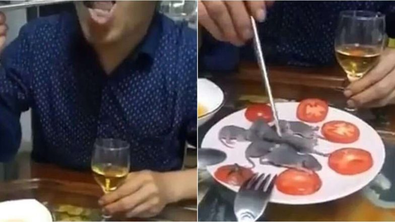 शख्स का सॉस में डूबोकर जिंदा चूहे खाने वाला क्लिप आया सामने, देखें वायरल वीडियो