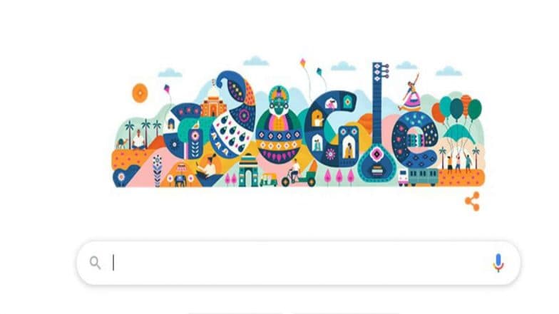 India Republic Day 2020: рднрд╛рд░рдд рдХреЗ рдЧрдгрддрдВрддреНрд░ рджрд┐рд╡рд╕ рдкрд░ Google рдиреЗ реЩрд╛рд╕ Doodle рдмрдирд╛рдХрд░ рдХрд┐рдпрд╛ рд╕реЗрд▓рд┐рдмреНрд░реЗрдЯ