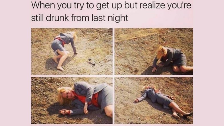 National Hangover Day 2020 Funny Memes: नेशनल हैंगओवर डे पर न्यू ईयर पार्टी के बाद सोशल मीडिया पर वायरल हो रहे हैं फनी मीम्स