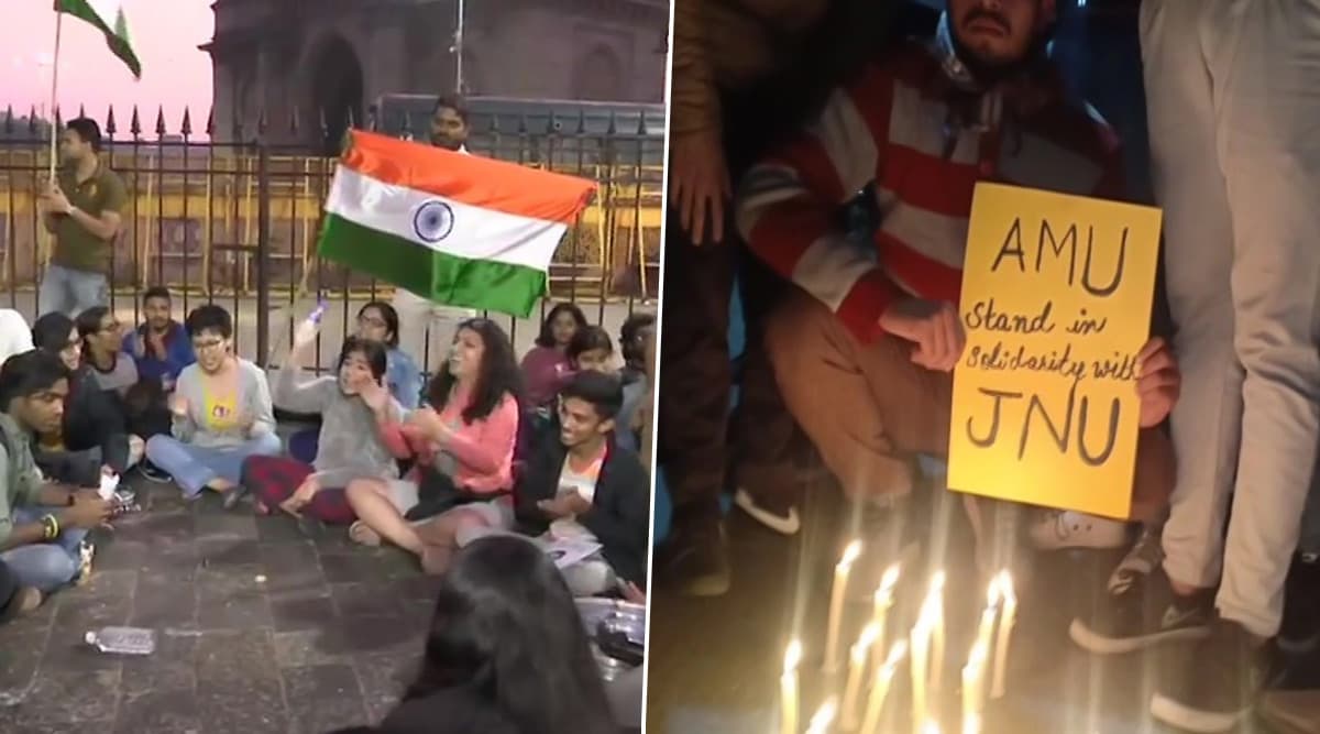 JNU Violence: मुंबई से लेकर AMU तक देश के अलग-अलग हिस्सों में हिंसा के खिलाफ विरोध प्रदर्शन, कांग्रेस केंद्र पर हमलावर JNU Violence: मुंबई से लेकर AMU तक देश के अलग-अलग हिस्सों में हिंसा के खिलाफ विरोध प्रदर्शन, कांग्रेस केंद्र पर हमलावर