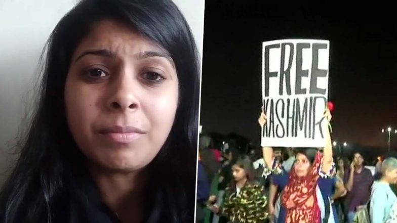 JNU हिंसा: गेटवे ऑफ इंडिया पर 'फ्री कश्मीर' का पोस्टर लहराने वाली महक मिर्जा प्रभु के खिलाफ मुंबई पुलिस ने दर्ज की एफआईआर