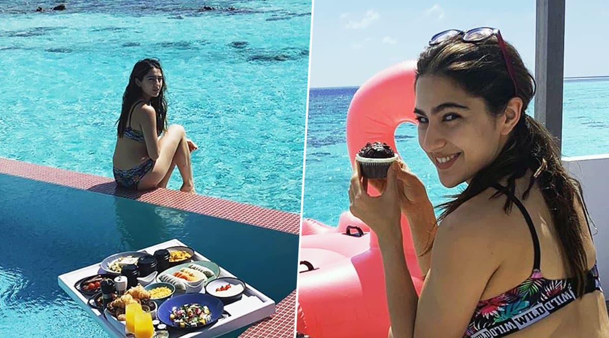 सारा अली खान ने बिकिनी पहनकर अपनी हॉटनेस से फिर लगाई आग, बोल्ड Photos हुई Viral सारा अली खान ने बिकिनी पहनकर अपनी हॉटनेस से फिर लगाई आग, बोल्ड Photos हुई Viral