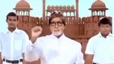 अमिताभ बच्चन ने विकलांग बच्चों के साथ गाया राष्ट्रगान, Republic Day पर शेयर किया ये खूबसूरत Video