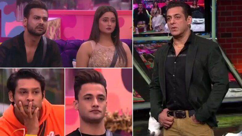Bigg Boss 13 Weekend Ka Vaar Highlights: सिद्धार्थ शुक्ला-असीम रियाज पर भड़के सलमान खान, रश्मि देसाई हुईं एक्सपोज Bigg Boss 13 Weekend Ka Vaar Highlights: सिद्धार्थ शुक्ला-असीम रियाज पर भड़के सलमान खान, रश्मि देसाई हुईं एक्सपोज