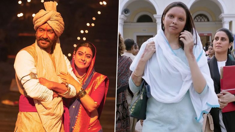 Tanhaji vs Chapaak Box Office Report: तानाजी ने की बंपर कमाई तो वहीं कमजोर पड़ी छपाक