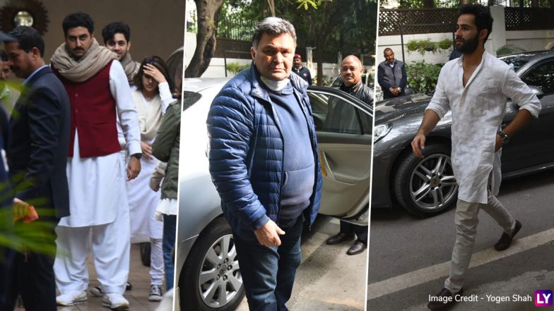 ऋतू नंदा का निधन: ऋषि कपूर, ऐश्वर्या राय बच्चन समेत कपूर और बच्चन परिवार के सदस्य पहुंचे दिल्ली, देखें Photos