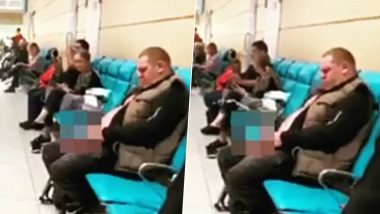 एयरपोर्ट के वेटिंग एरिया में चेयर पर बैठकर शख्स ने किया पेशाब, वीडियो देखकर सोशल मीडिया पर भड़के लोग