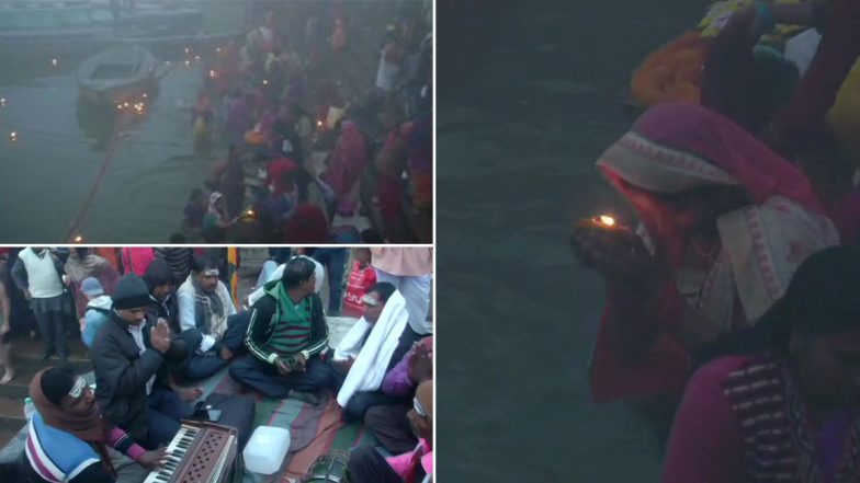 मकर संक्रांति पर लोगों ने गंगा में लगाई आस्था की डूबकी, हर्ष, उल्लास से मनाया जा रहा है ये पर्व