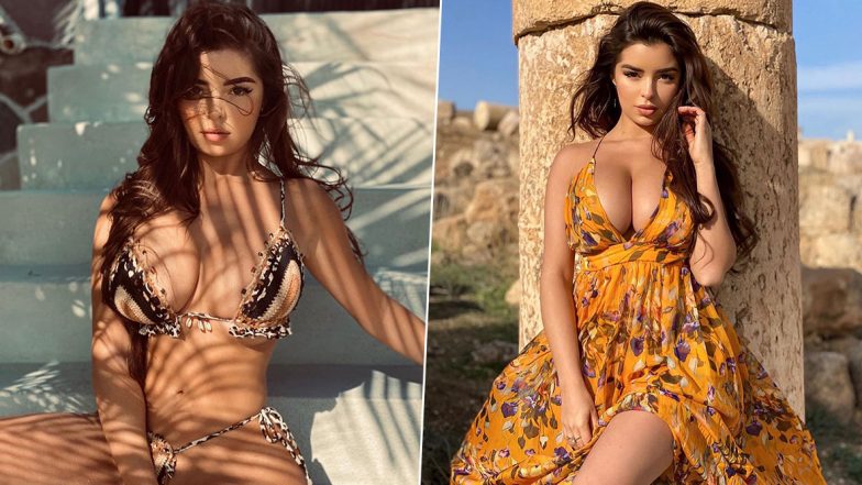 Demi Rose Bold Photo: डेमी रोज की ब्लैक एंड वाईट फोटो में उनका हॉट फिगर देख क्रेजी हुए फैंस