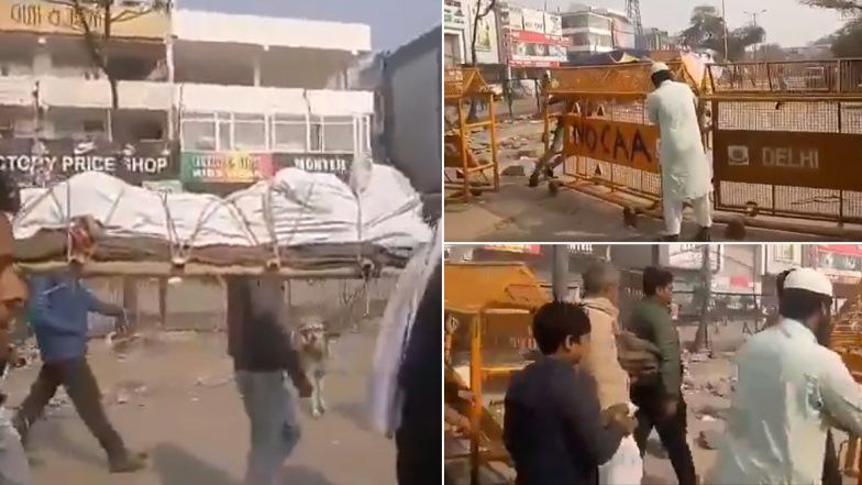 शाहीन बाग के प्रदर्शनकारियों ने पेश की इंसानियत की मिसाल, हिंदू शव यात्रा के लिए खोला पुलिस बैरिकेट, देंखे वीडियो