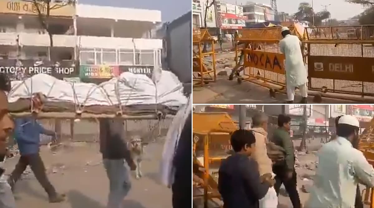शाहीन बाग के प्रदर्शनकारियों ने पेश की इंसानियत की मिसाल, हिंदू शव यात्रा के लिए खोला पुलिस बैरिकेट, देंखे वीडियो शाहीन बाग के प्रदर्शनकारियों ने पेश की इंसानियत की मिसाल, हिंदू शव यात्रा के लिए खोला पुलिस बैरिकेट, देंखे वीडियो