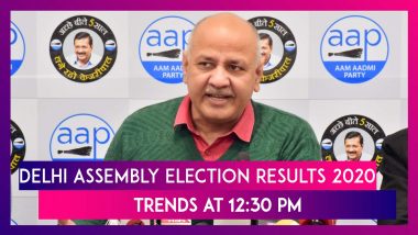 Delhi Assembly Polls 2020 Trends At 12:30 PM: AAP जीत की ओर, Manish Sisodia अपने क्षेत्र में पीछे