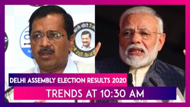 Delhi Assembly Election Results 2020 Trends At 10:30 AM: BJP के सीटों में बढ़ोत्तरी,  AAP अब भी आगे