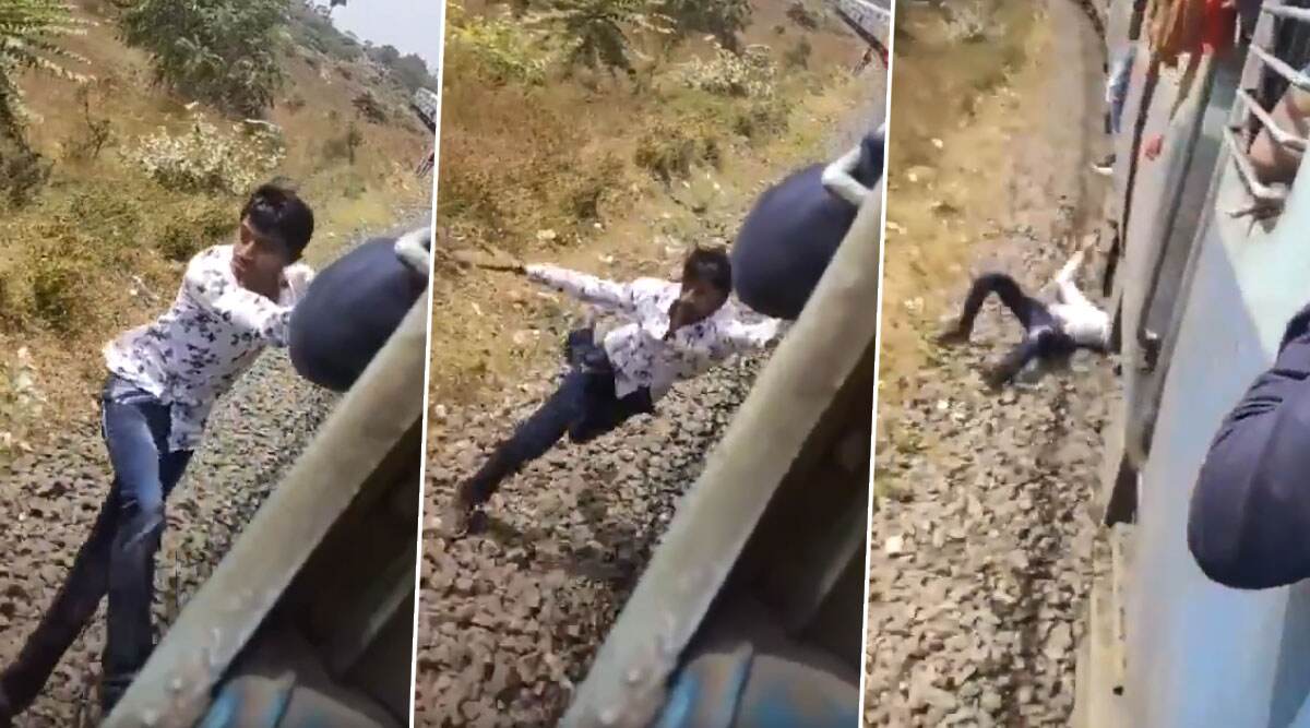 ट्रेन से लटक कर शख्स बना रहा था TikTok Video, हाथ फिसला और नीचे जा गिरा- रेल मंत्री ने कहा, ये बहादुरी नहीं मूर्खता है ट्रेन से लटक कर शख्स बना रहा था TikTok Video, हाथ फिसला और नीचे जा गिरा- रेल मंत्री ने कहा, ये बहादुरी नहीं मूर्खता है