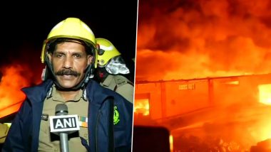 तमिलनाडु: चेन्नई के माधवराम इलाके गोदाम में लगी भीषण आग, 500 दमकलकर्मी- 26 टेंडर मौके पर