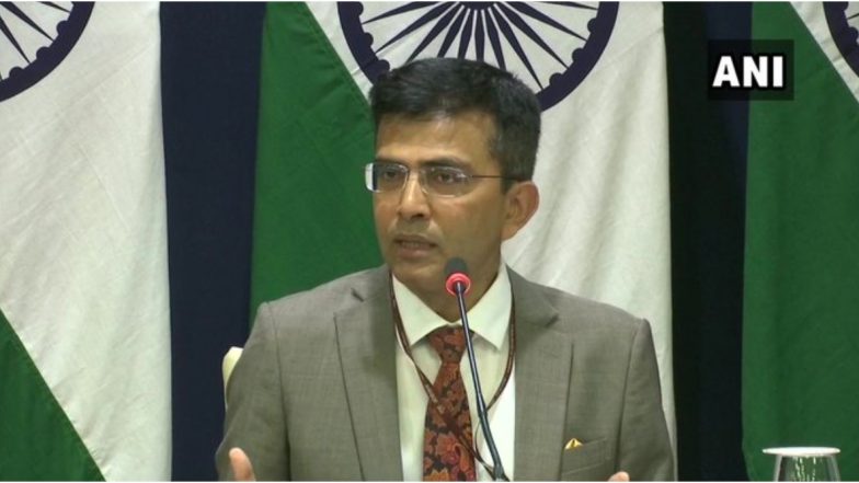 कोरोना वायरस: विदेश मंत्रालय के प्रवक्ता रवीश कुमार ने कहा-चीन में निर्यात होने वाले चिकित्सकीय उपकरणों पर कुछ प्रतिबंध लगाए गए हैं