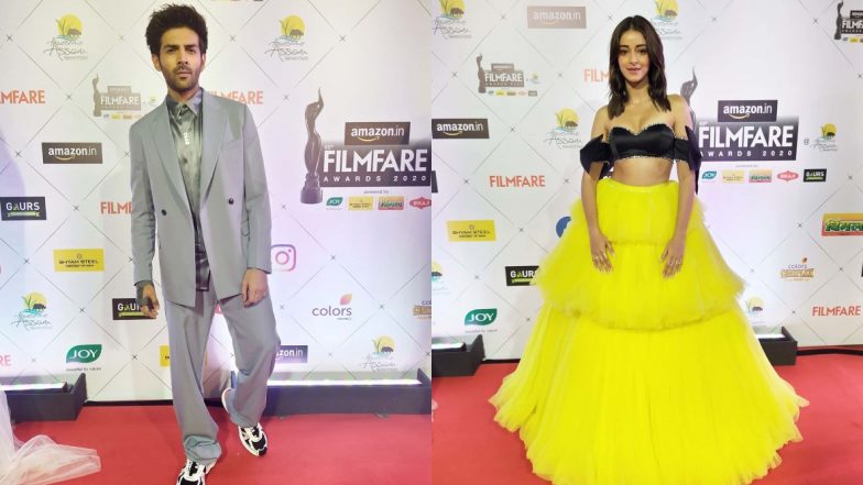 Filmfare Awards 2020 Red Carpet Pics: अनन्या पांडे से लेकर कार्तिक आर्यन तक बॉलीवुड के तमाम सेलेब्स ने दिखाया अपना जलवा