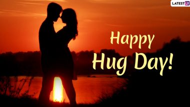 Happy Hug Day 2020 Wishes: हग डे पर इन खूबसूरत हिंदी Messages, WhatsApp Stickers, Facebook Greetings, GIF Images, Shayaris, SMS और वॉलपेपर्स के जरिए पार्टनर को भेजें प्यार भरी झप्पी