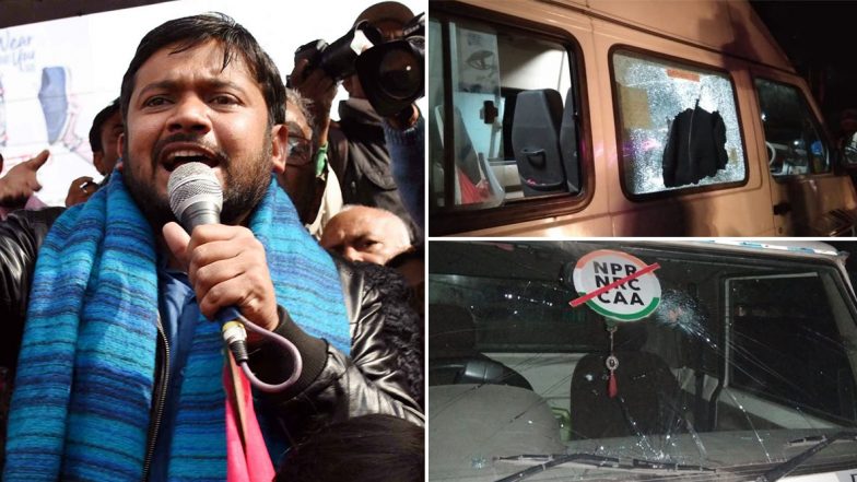 बिहार के सुपौल  में JNU पूर्व छात्र नेता कन्हैया कुमार के काफिले पर हमला,  गाड़ियों के टूटें शीशे, हुए घायल