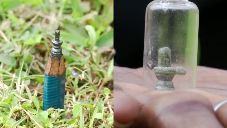Maha Shivratri 2020: ओडिशा के एक शख्स ने पेंसिल की नोक पर ही बना दिया शिवलिंग, तस्वीरें देख आप हो जाएंगे इस आर्टिस्ट के मुरीद