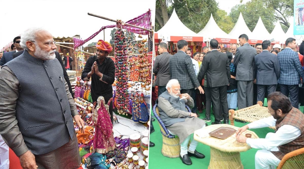 प्रधानमंत्री नरेंद्र मोदी अचानक राजपथ के ‘हुनर हाट’ पहुंचे, लिट्टी-चोखा खाया और कुल्हड़ चाय पी प्रधानमंत्री नरेंद्र मोदी अचानक राजपथ के ‘हुनर हाट’ पहुंचे, लिट्टी-चोखा खाया और कुल्हड़ चाय पी